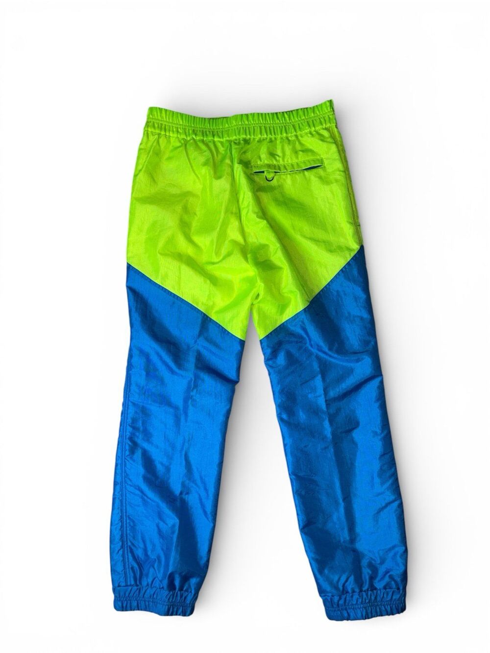 VINTAGE 90s NEON Alpine Design Men's TRACKER Windbreaker Pants - Size 32 - Picture 2 of 7